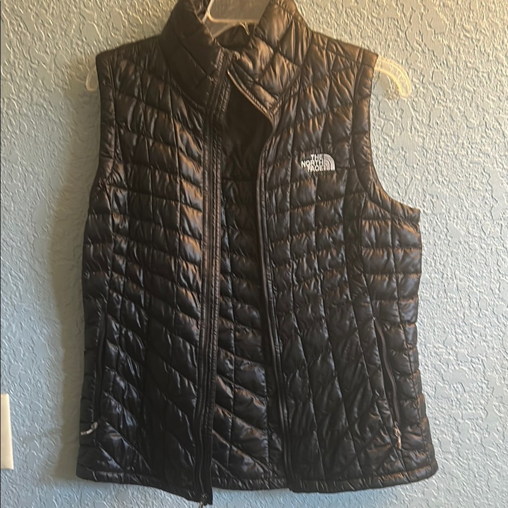 The North Face Black Quilted Vest